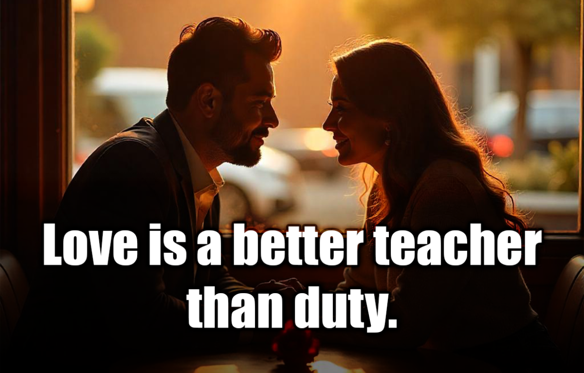 Love is a better teacher than duty. - Albert Einstein