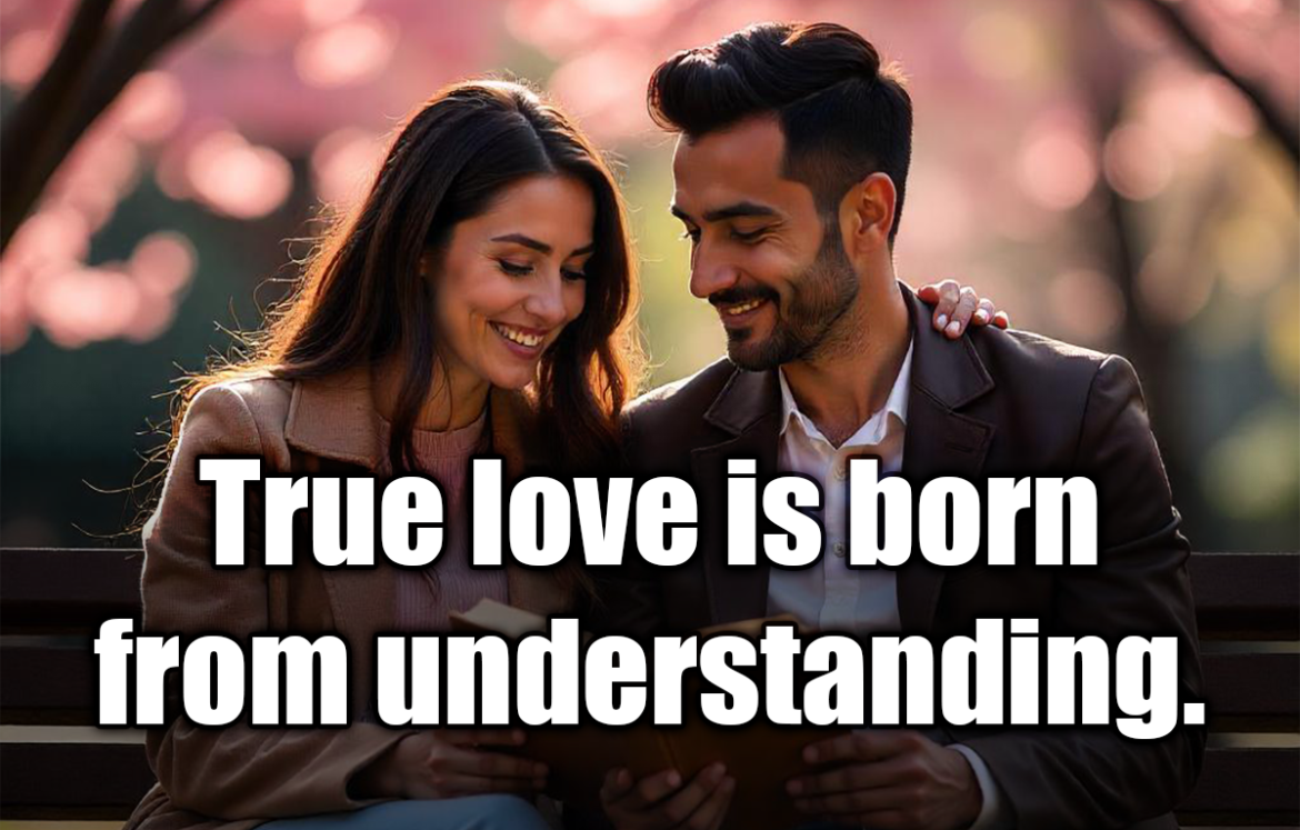 True love is born from understanding. - Albert Einstein